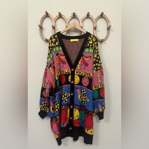 ❗️SOLD ❗️Farm Rio x Smiley Cardigan